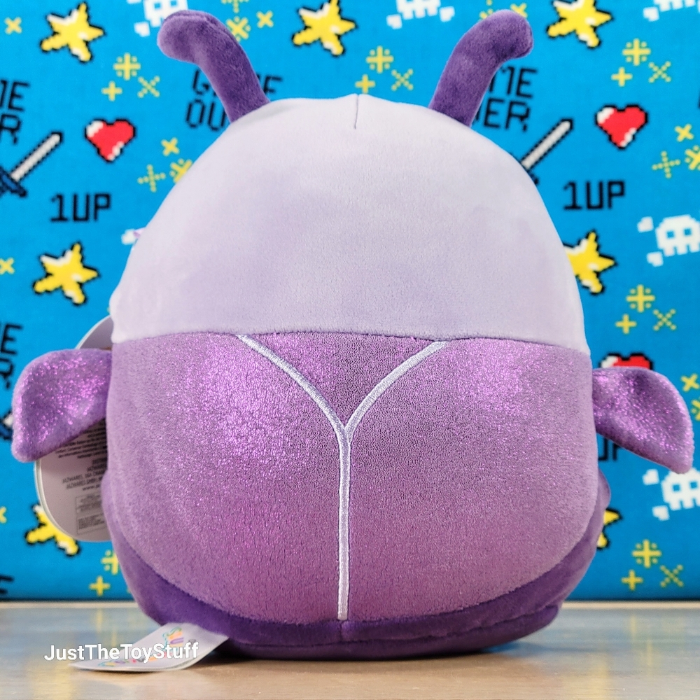 Squishmallow Axel the Purple Beetle 7" UltraSoft Stuffed Animal Toy Plush NWT - Picture 2 of 6